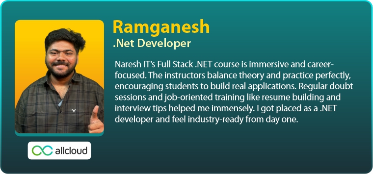 placed student dot net 02