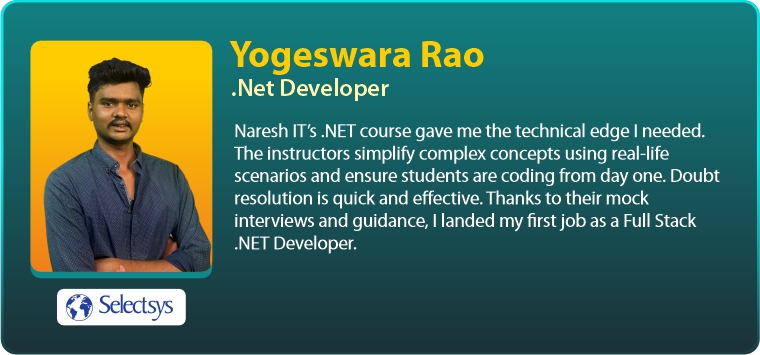 placed student dot net 04